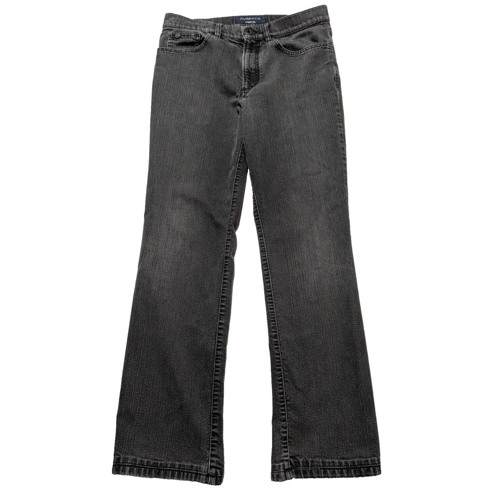 ALBERTO T400 COMFORT FIT Charcoal Denim Jeans - Men 34X32? READ